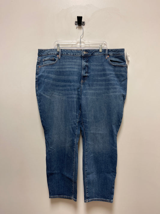 Blue Denim Jeans Straight Old Navy, Size 3x
