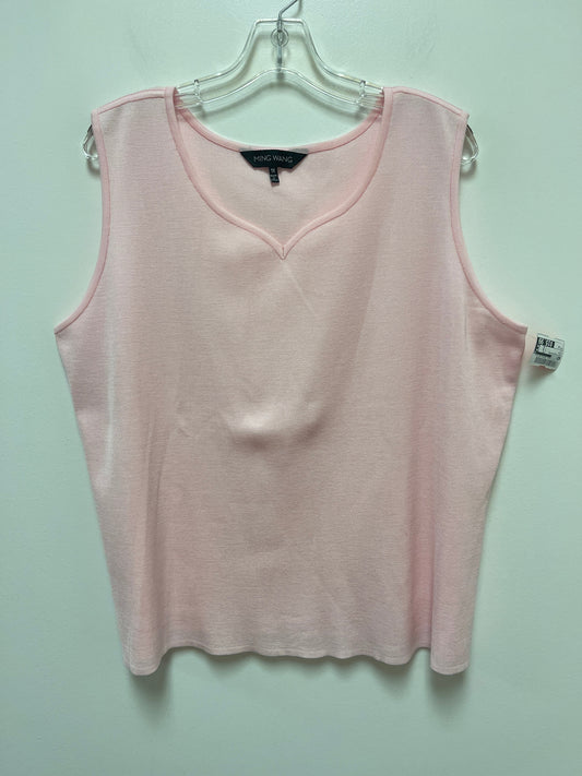 Top Sleeveless By Ming Wang  Size: 1x