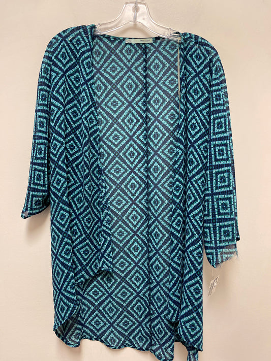 Kimono By Maurices In Blue & Green, Size: M