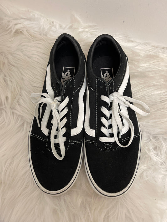 Shoes Sneakers By Vans In Black, Size: 10