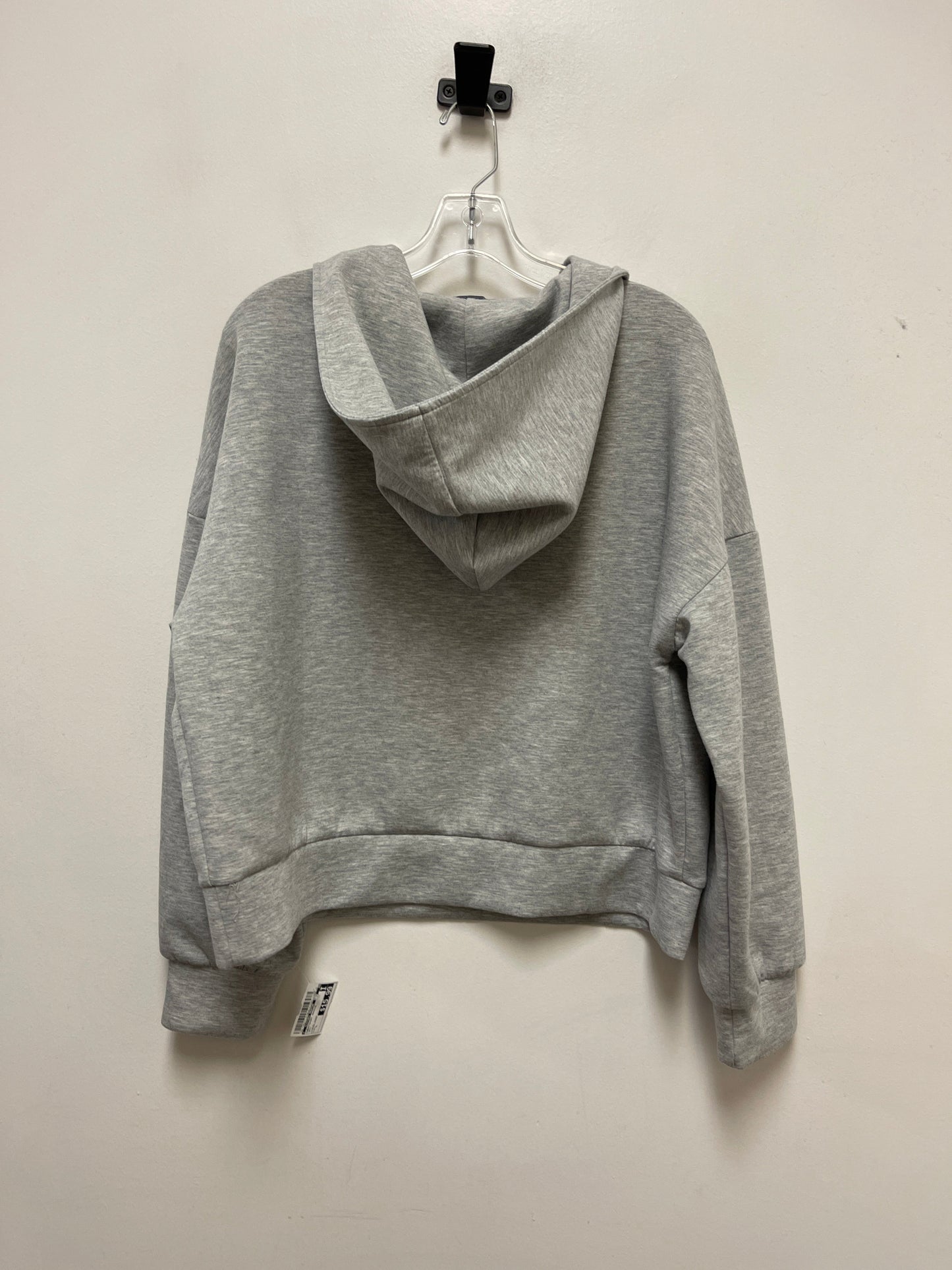 Sweatshirt Hoodie By Clothes Mentor In Grey, Size: L