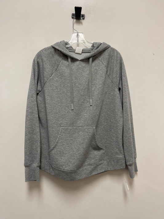 Sweatshirt Hoodie By Athletic Works In Grey, Size: S