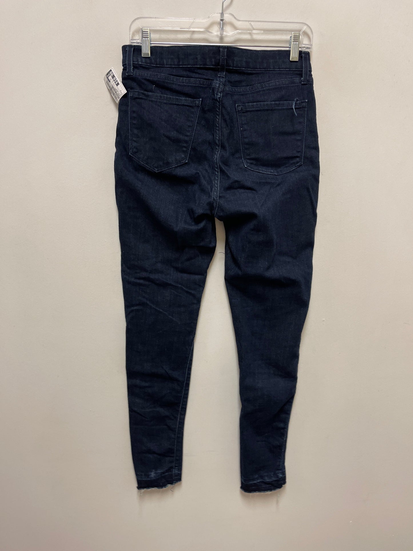 Jeans Skinny By Banana Republic In Blue Denim, Size: 4