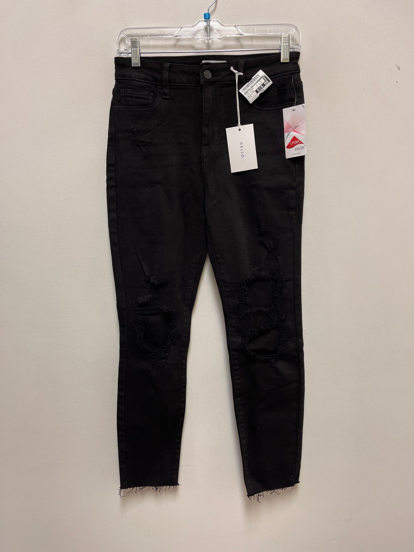 Jeans Skinny By Clothes Mentor In Black Denim, Size: 4