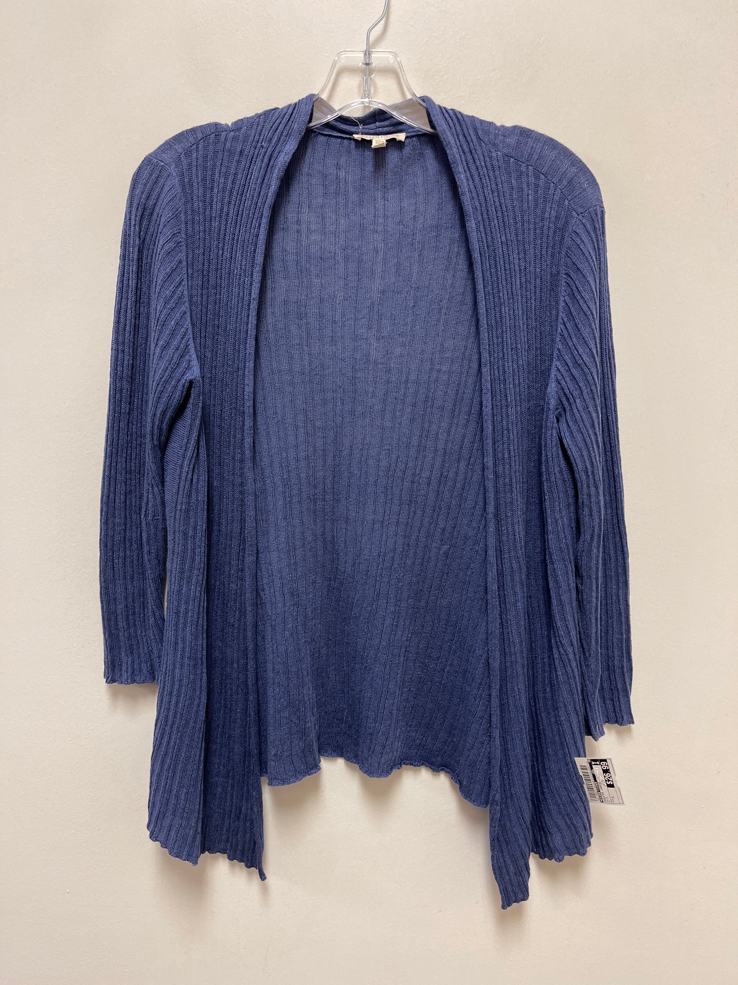 Sweater Cardigan By Eileen Fisher In Blue, Size: S