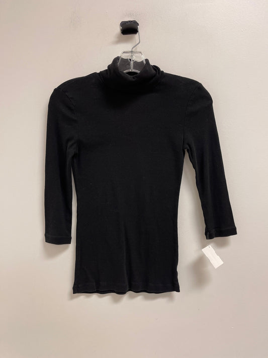 Top Long Sleeve Basic By Gap In Black, Size: Xs