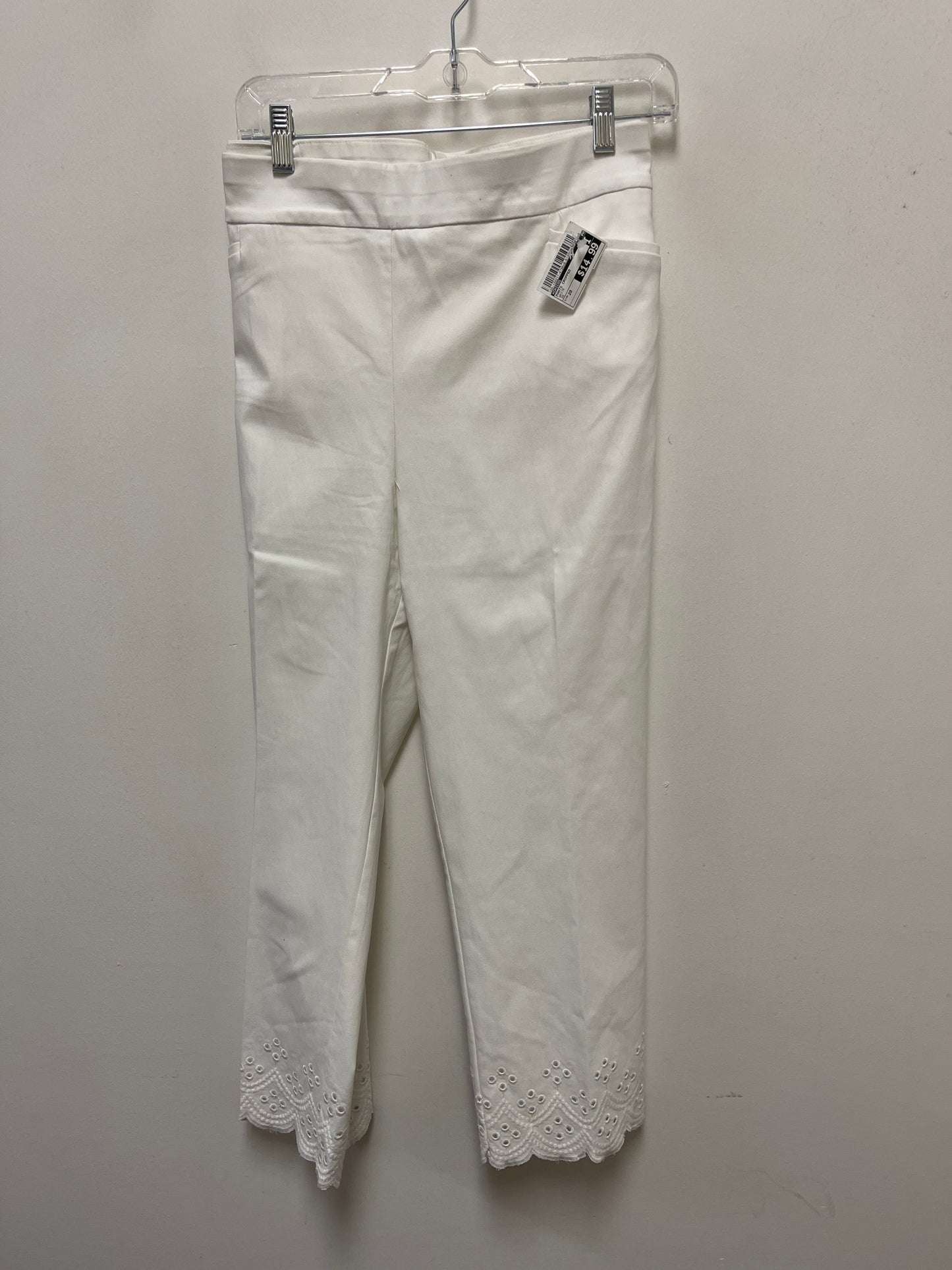 Pants Cropped By Chicos In White, Size: 20