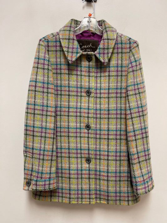 Coat Designer By Coach In Multi-colored, Size: M