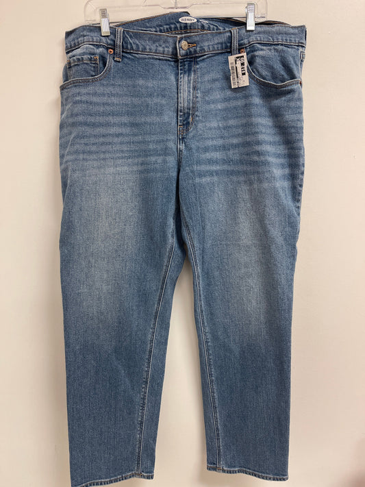 Jeans Boyfriend By Old Navy In Blue Denim, Size: 16