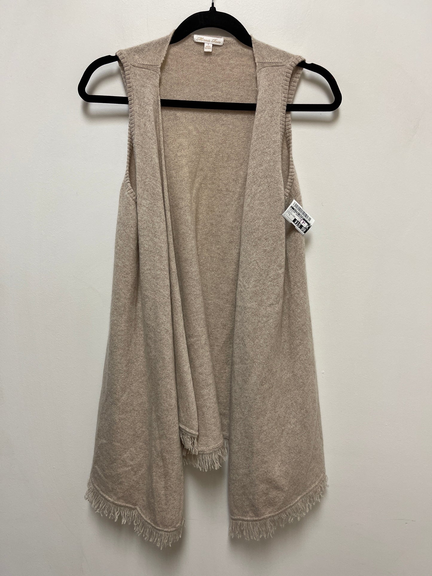 Sweater Cardigan By Clothes Mentor In Beige, Size: S