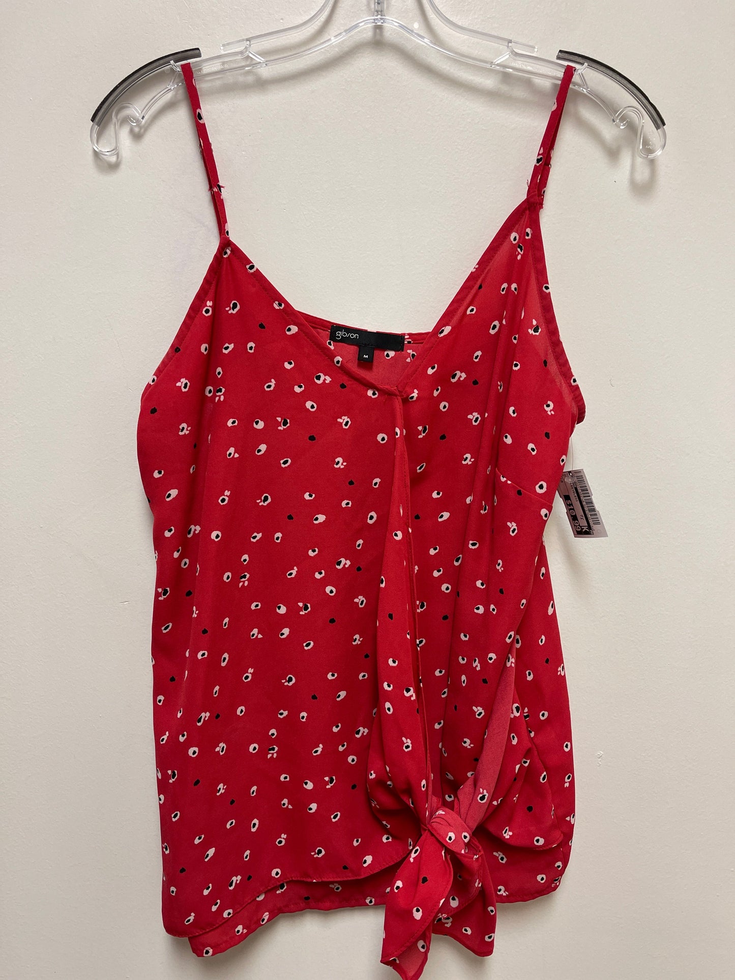 Top Sleeveless By Gibson In Red, Size: M