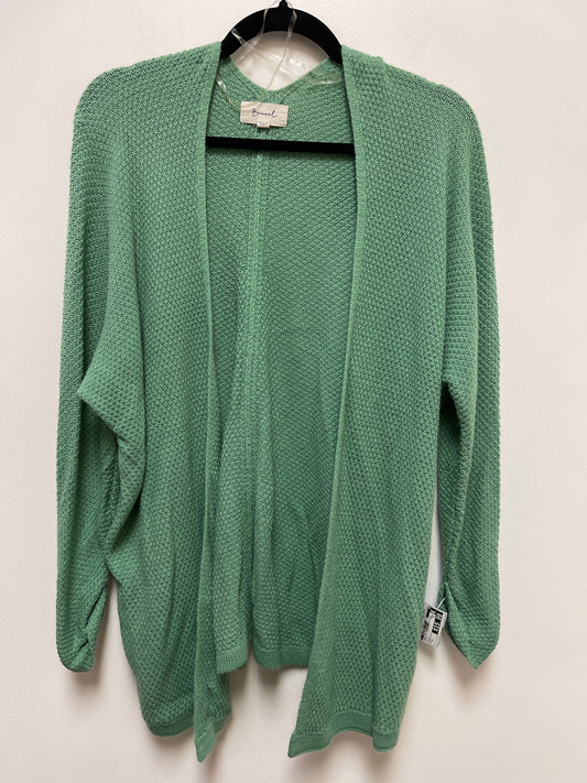 Sweater Cardigan By Clothes Mentor In Green, Size: S