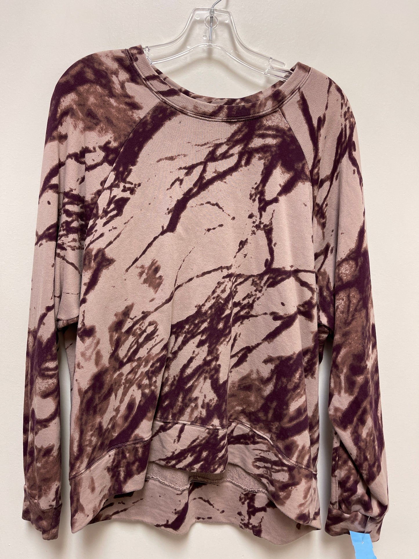 Sweatshirt Crewneck By Zella In Purple, Size: L