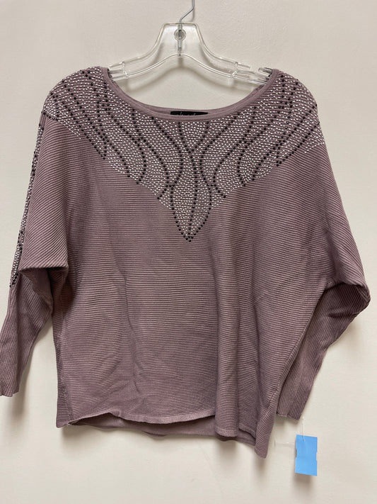 Sweater By Clothes Mentor In Purple, Size: M