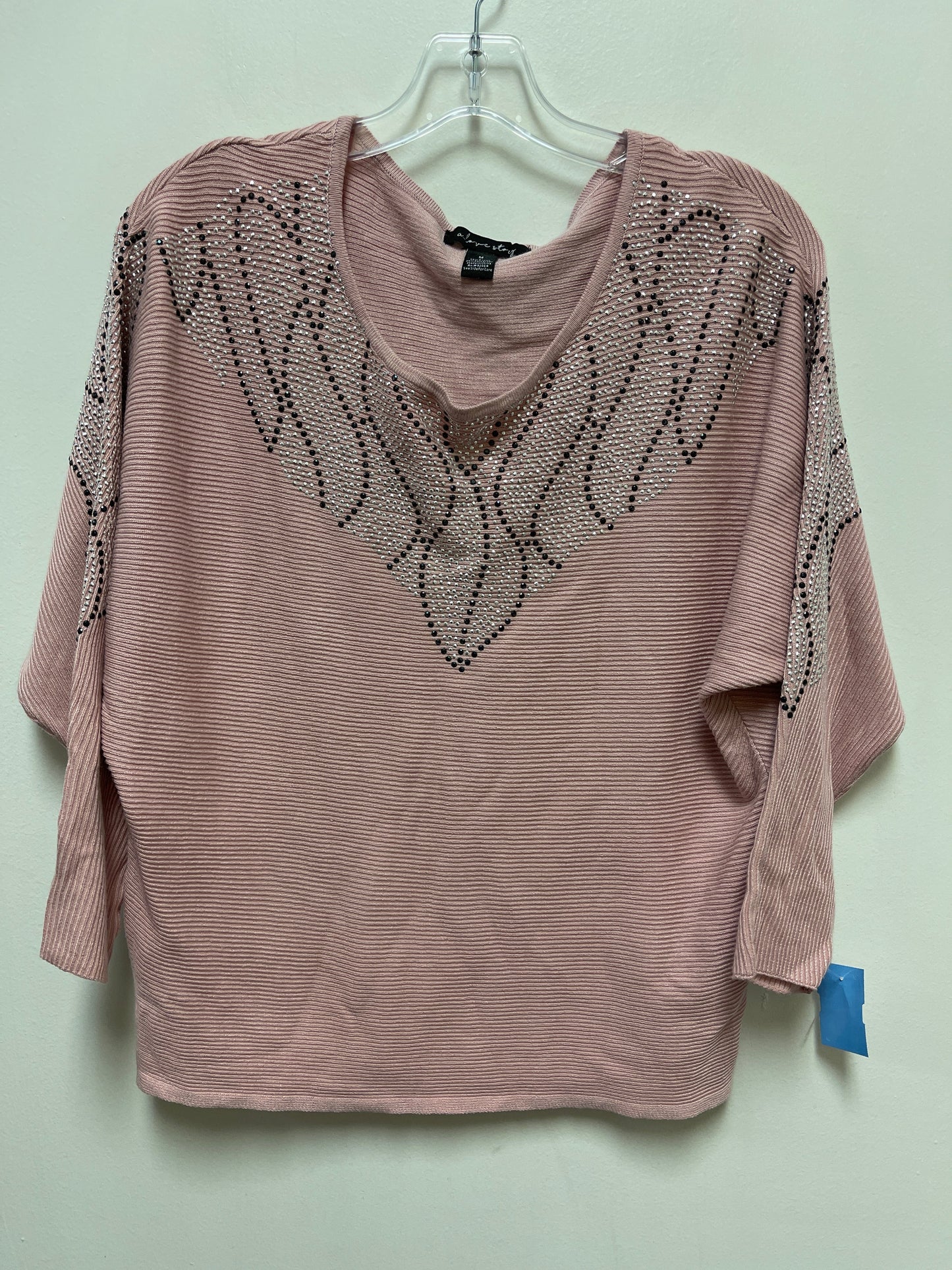 Sweater By Clothes Mentor In Pink, Size: M