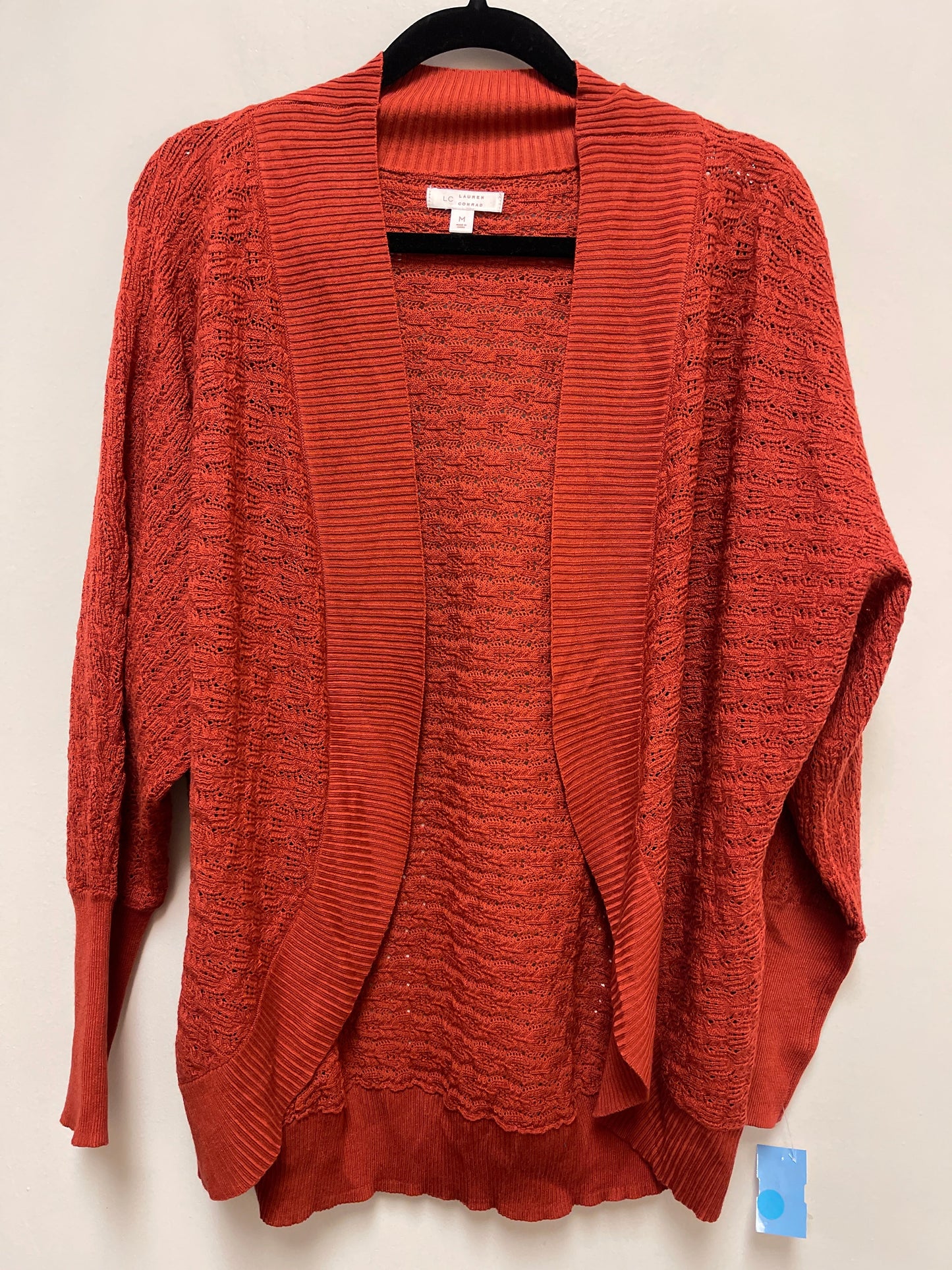 Sweater Cardigan By Lc Lauren Conrad In Orange, Size: M