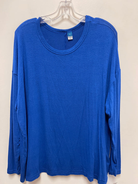 Top Long Sleeve By Old Navy In Blue, Size: Xl