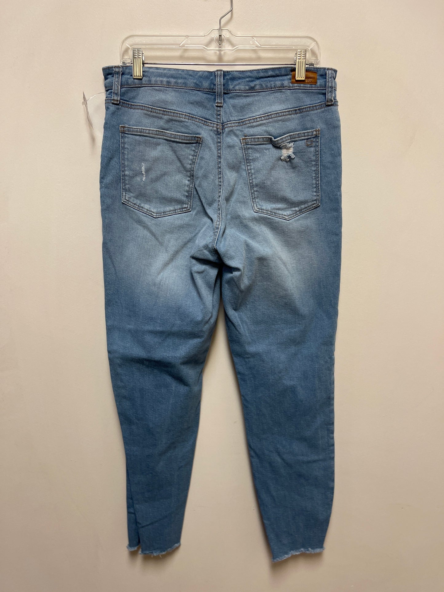 Jeans Straight By Crown And Ivy In Blue Denim, Size: 10