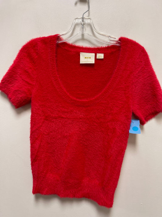 Top Short Sleeve By Maeve In Red, Size: S