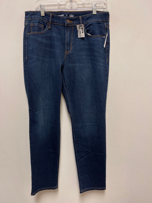 Jeans Straight By Old Navy In Blue Denim, Size: 12