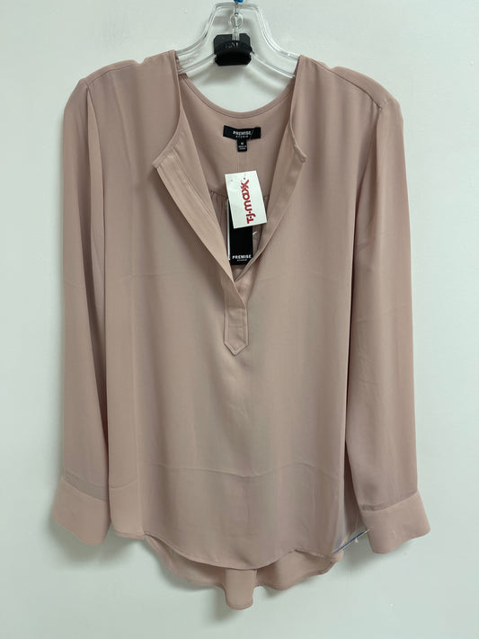 Top Long Sleeve By Premise Studio In Pink, Size: M