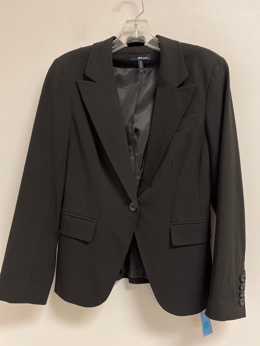 Blazer By Clothes Mentor In Black, Size: M