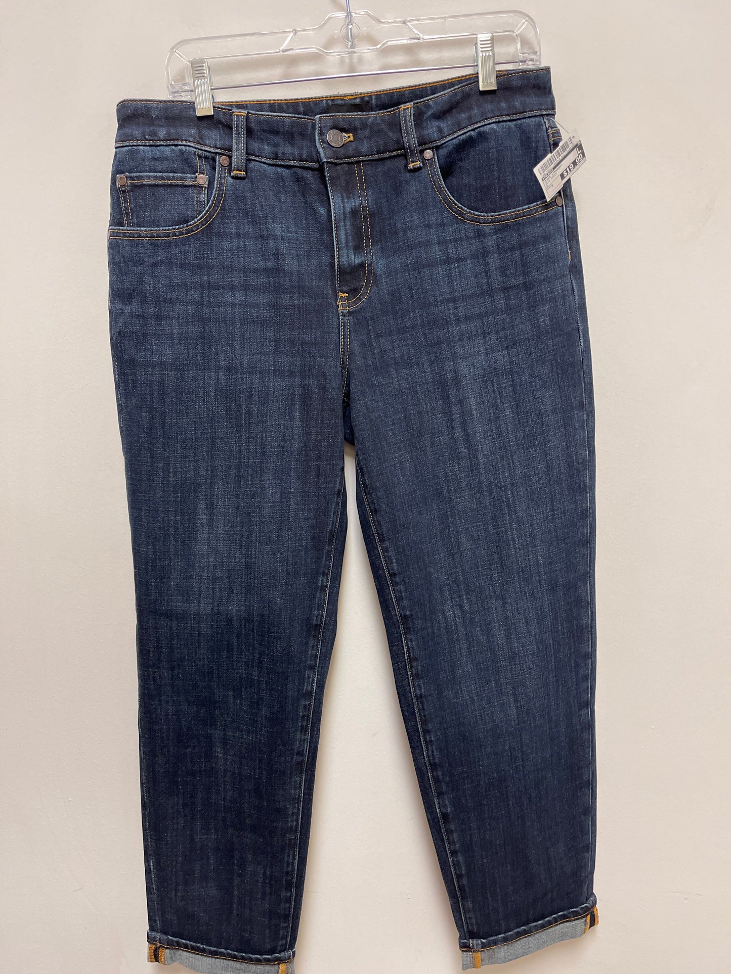 Jeans Straight By Talbots In Blue Denim, Size: 8