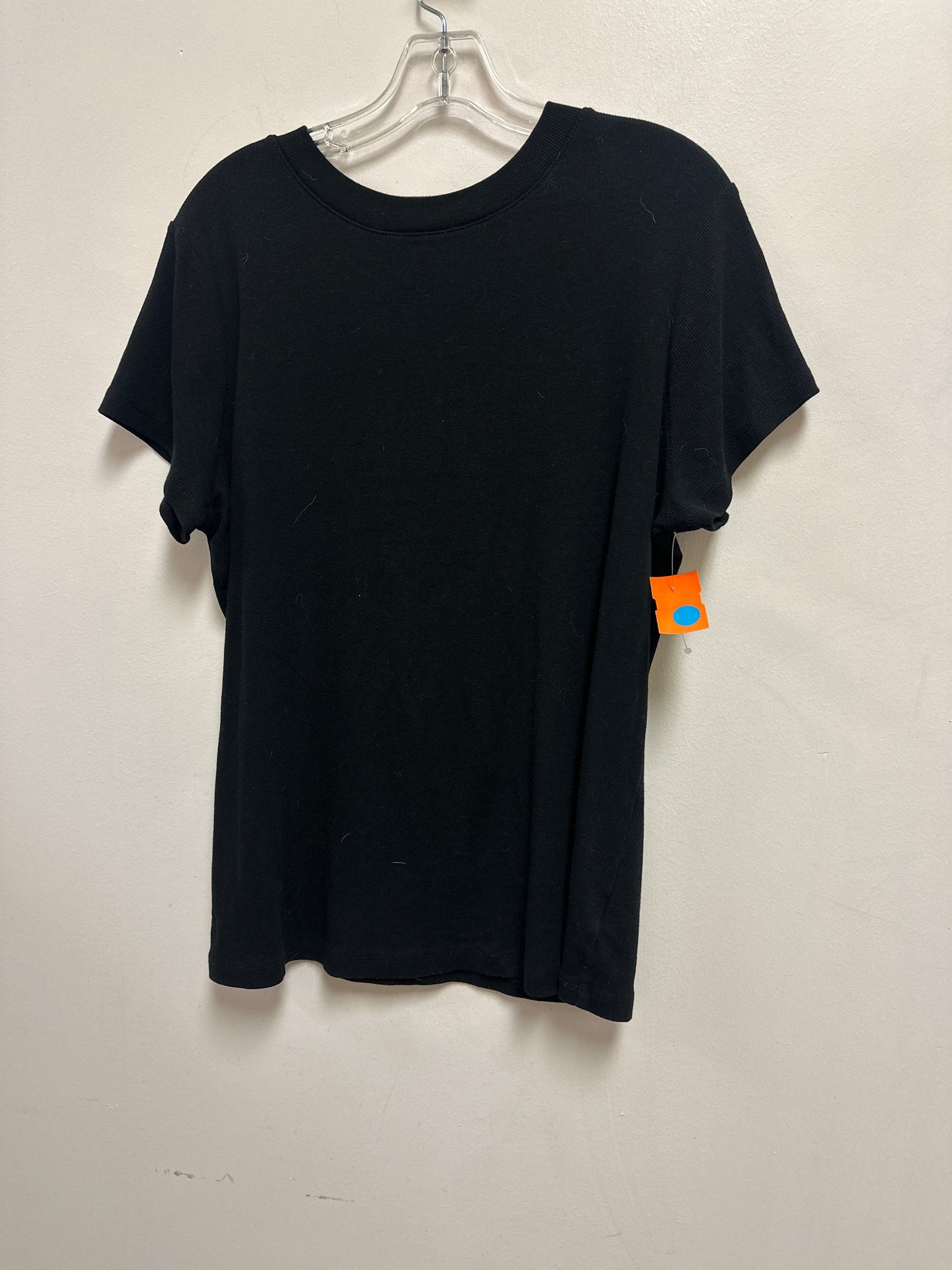 Top Short Sleeve Basic By A New Day In Black, Size: 2x