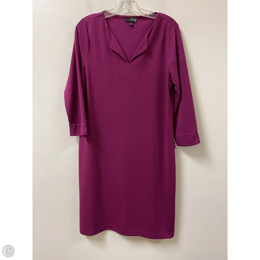 Dress Casual Midi By Limited In Purple, Size: L