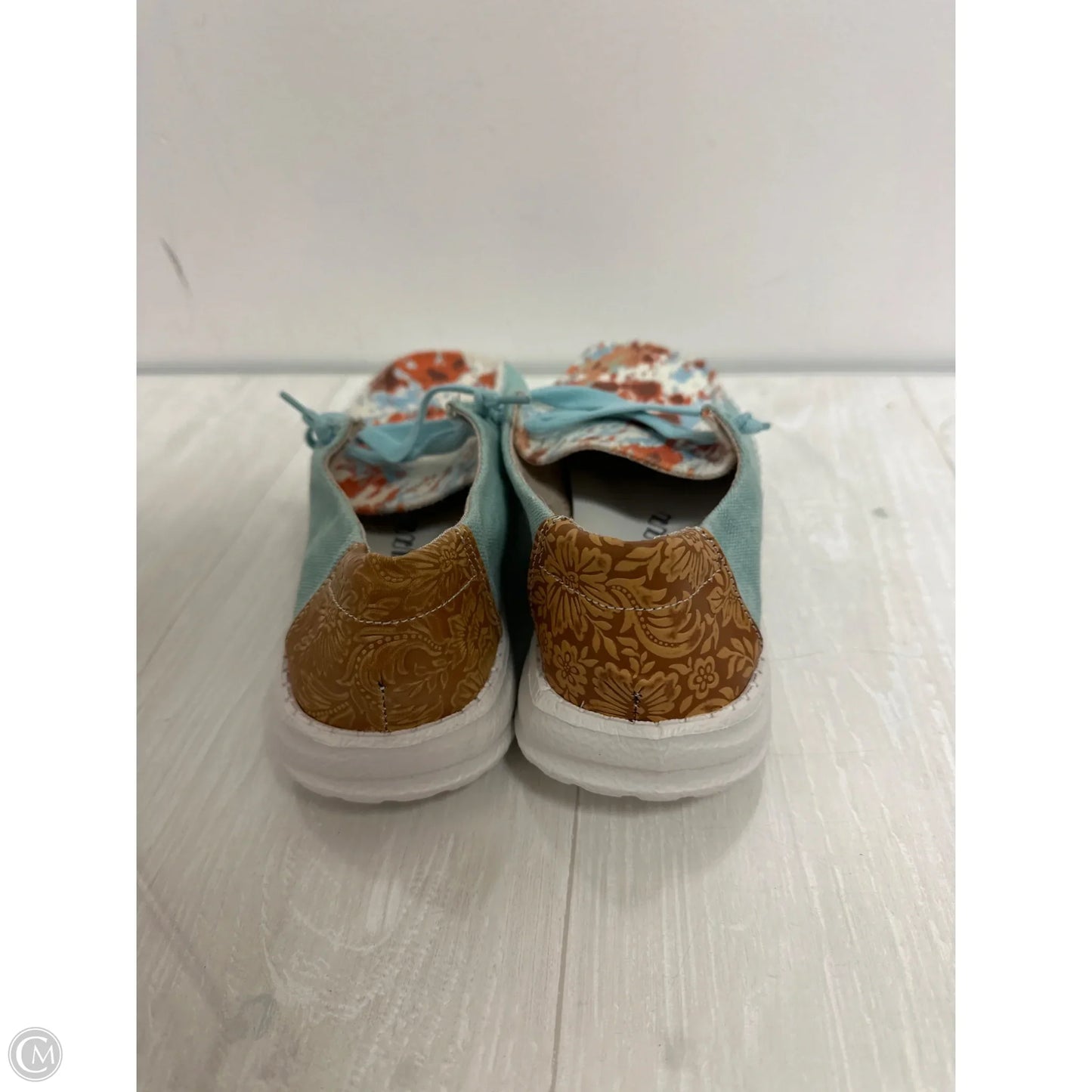 Shoes Flats By Gypsy Jazz In Blue & Orange, Size: 9