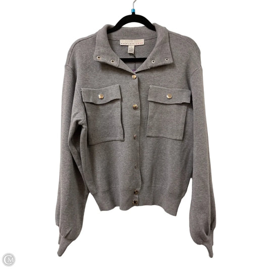 Sweater By Clothes Mentor In Grey, Size: L