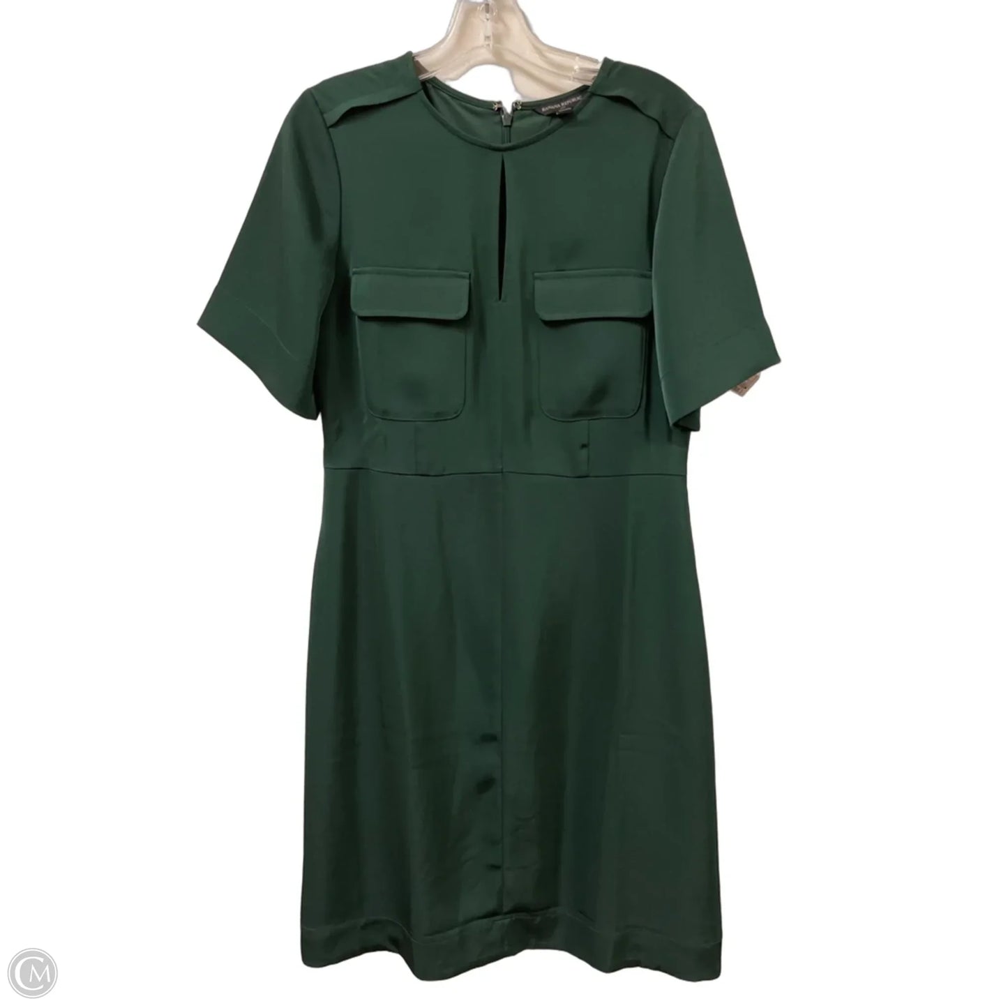 Dress Casual Short By Banana Republic In Green, Size: M