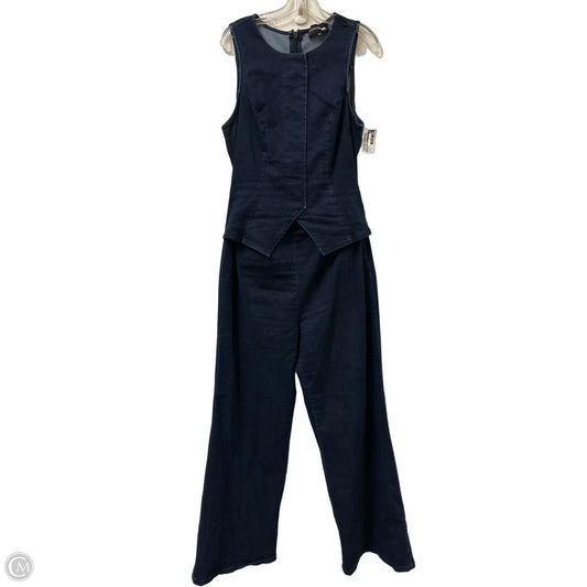 Jumpsuit By Fashion Nova In Blue Denim, Size: 1x