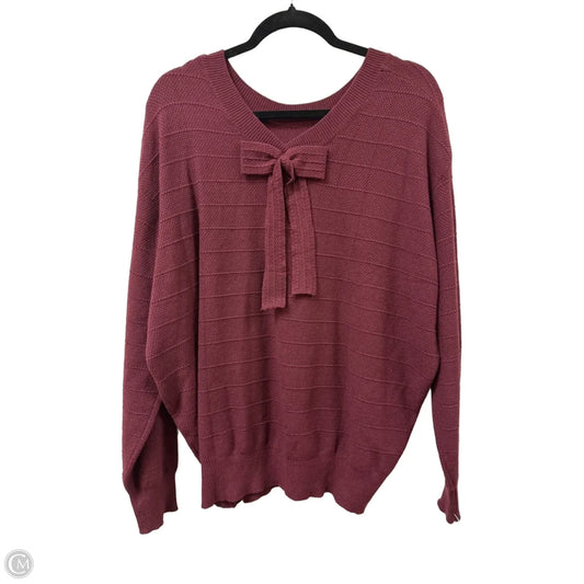 Sweater By Evaless In Red, Size: Xl