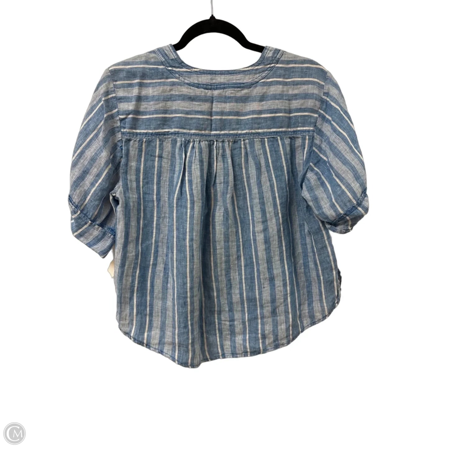 Blouse Short Sleeve By Pilcro In Striped Pattern, Size: S
