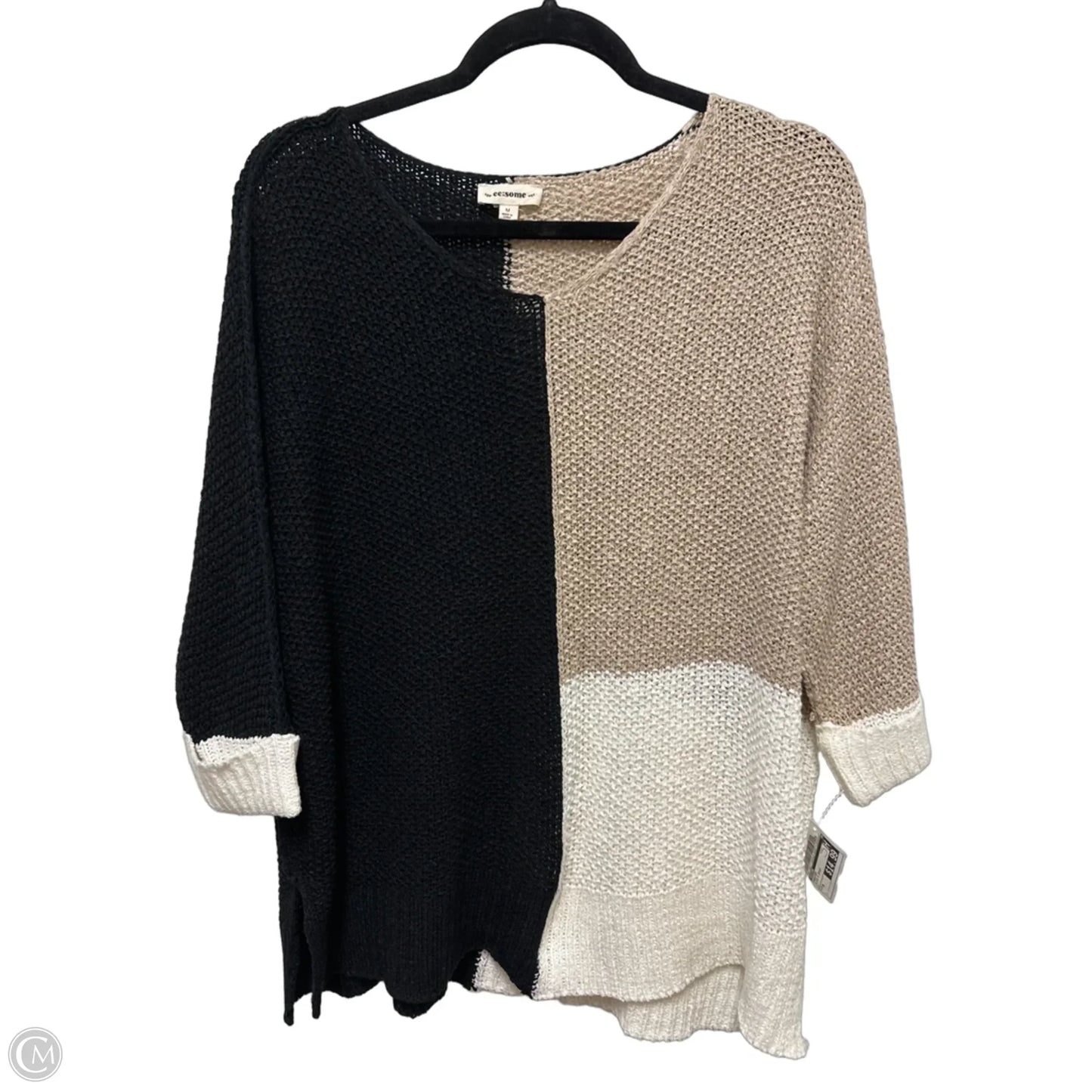 Sweater By Eesome In Black & Brown, Size: M