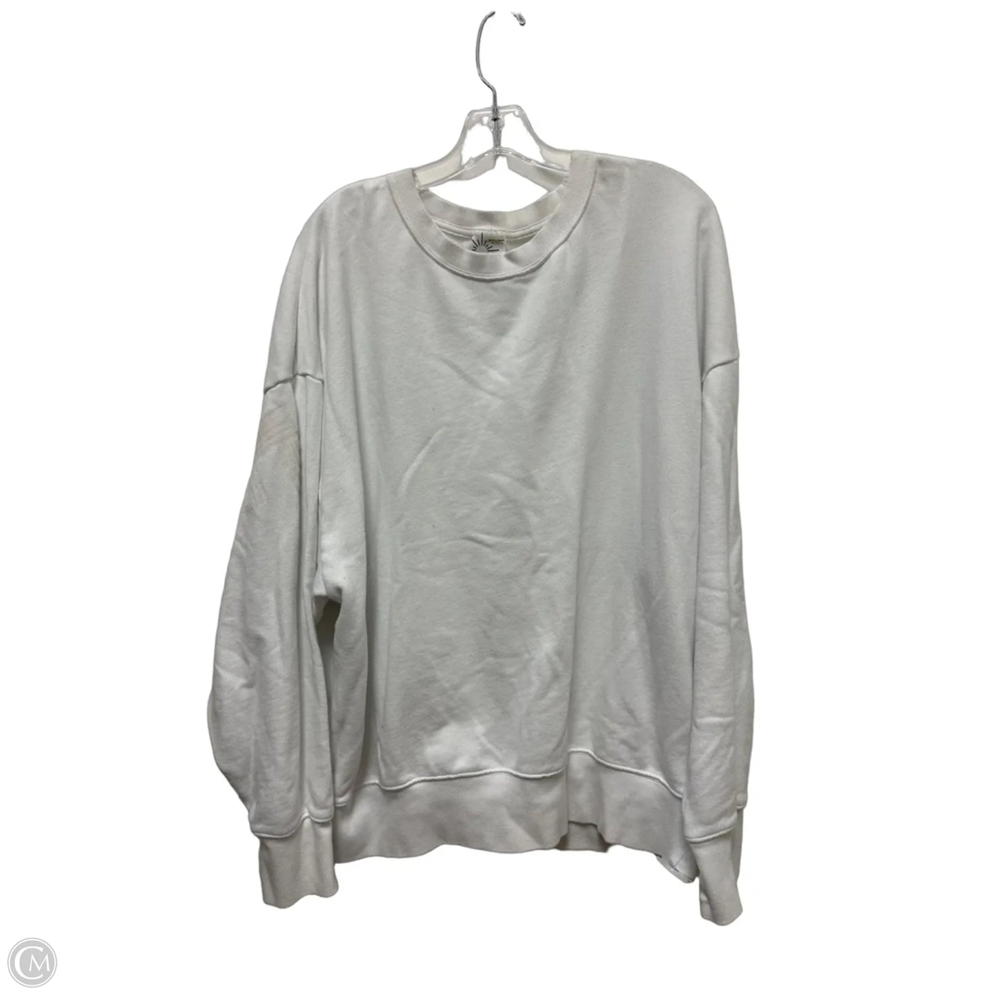 Sweatshirt Crewneck By Offline In White, Size: Xl