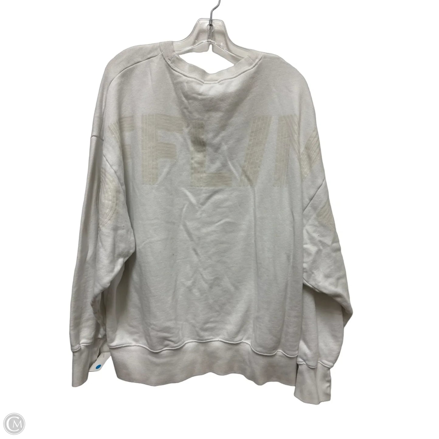 Sweatshirt Crewneck By Offline In White, Size: Xl
