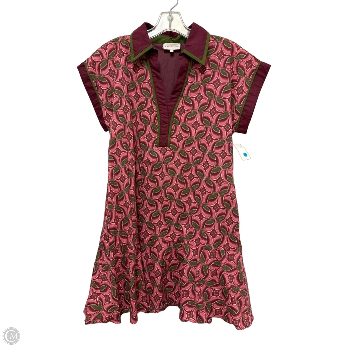 Dress Casual Short By Entro In Maroon, Size: M
