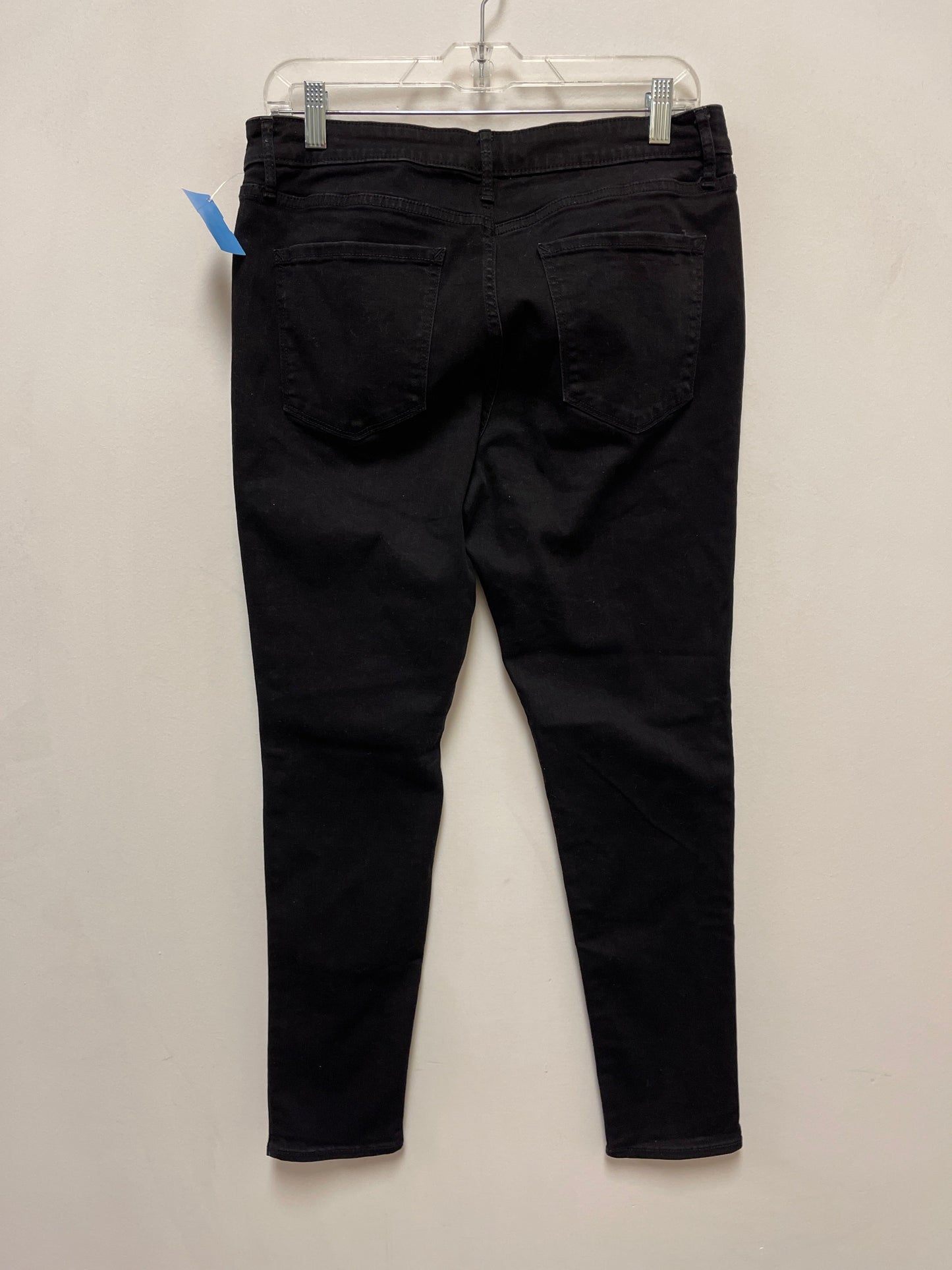 Jeans Skinny By Ana In Black Denim, Size: 12