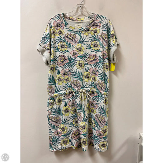 Dress Casual Midi By Lou And Grey In Floral Print, Size: Xl