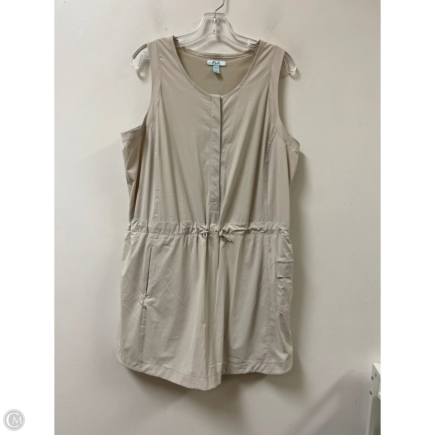 Romper By Flx In Cream, Size: Xl