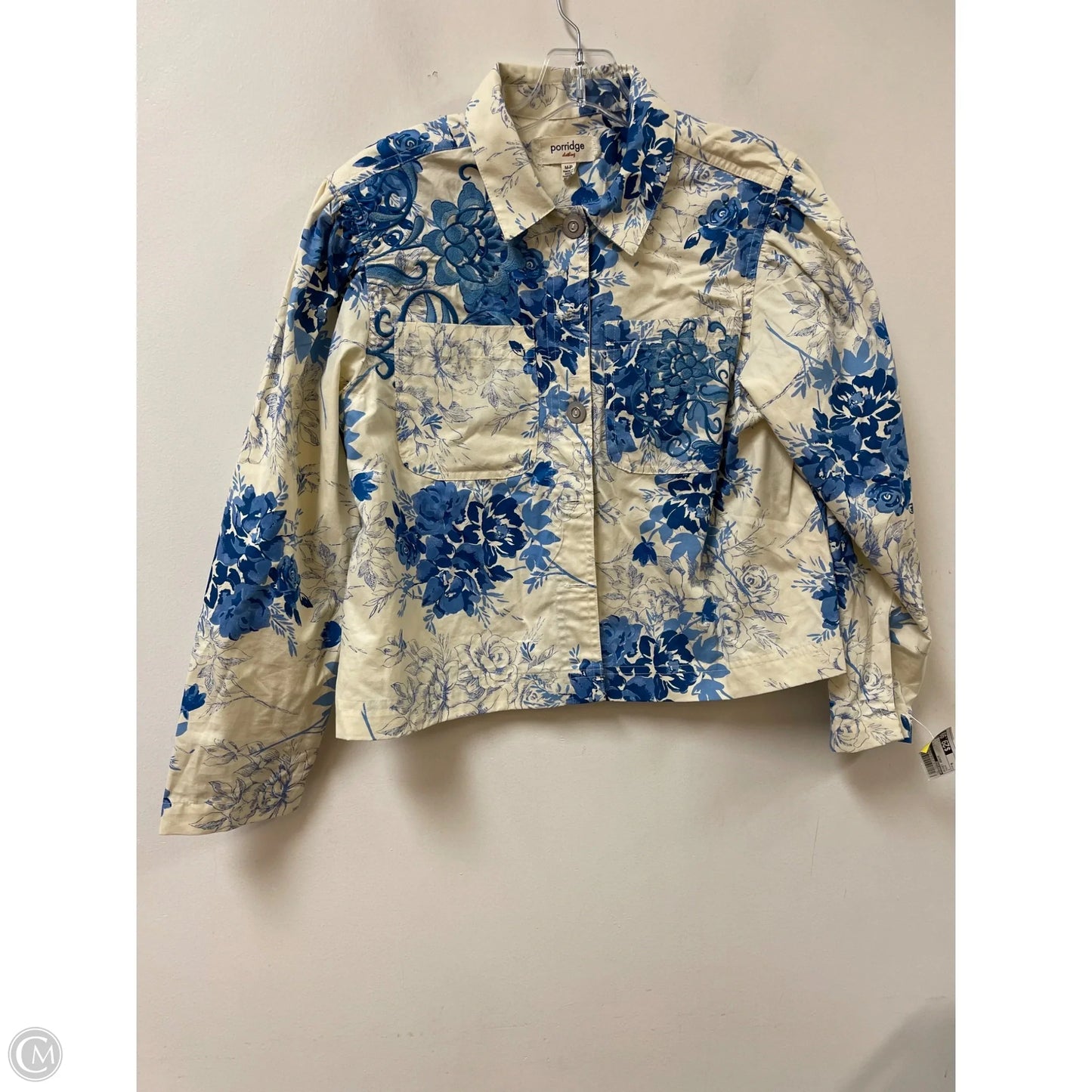 Jacket Denim By Porridge In Cream, Size: M