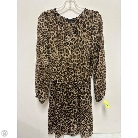 Dress Casual Midi By White House Black Market In Animal Print, Size: 4
