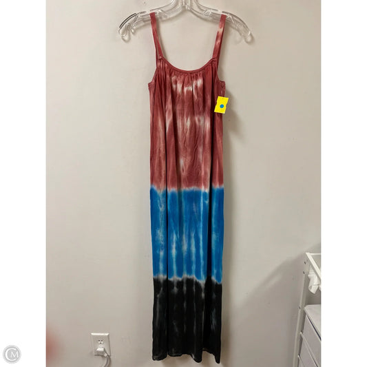 Dress Casual Maxi By Zara In Blue & Red & White, Size: S