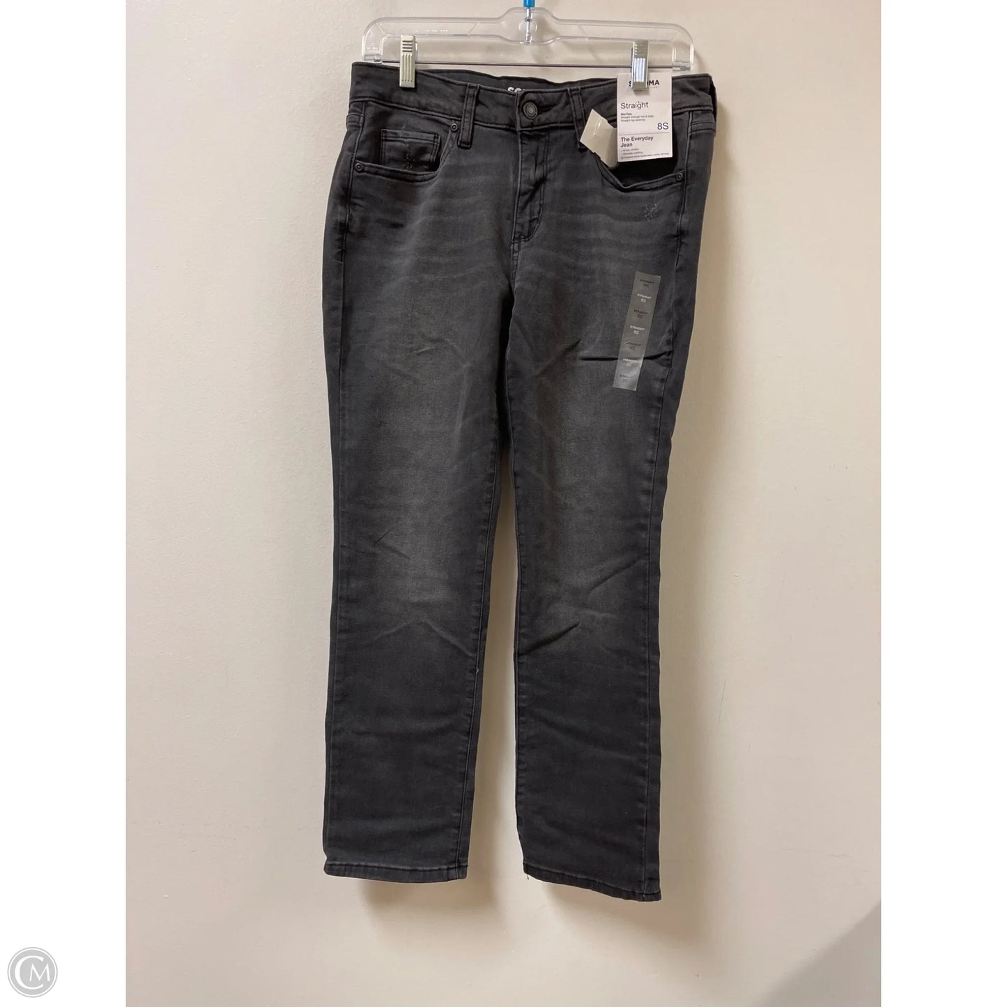 Jeans Straight By Sonoma In Grey, Size: 8