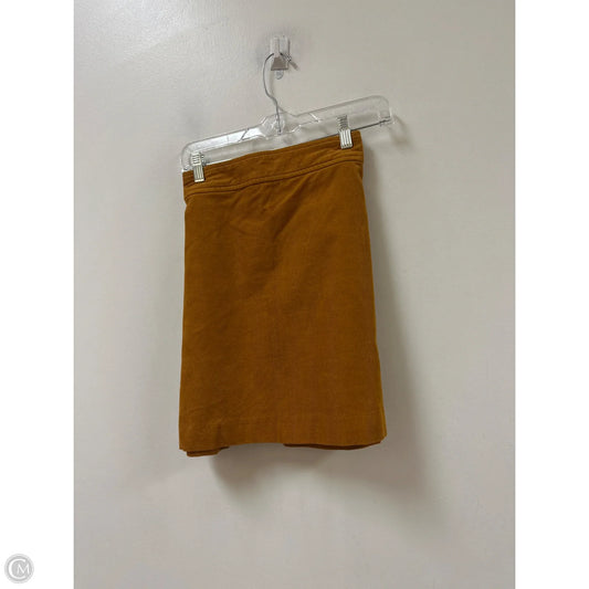 Skirt Mini & Short By J. Crew In Yellow, Size: 10
