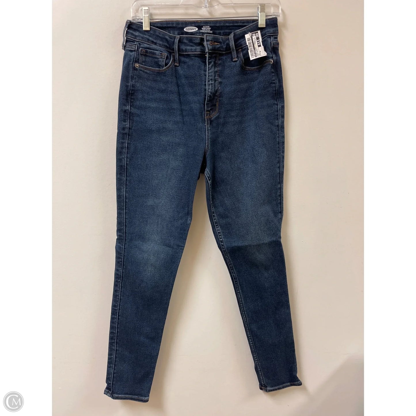 Jeans Skinny By Old Navy In Blue Denim, Size: 10