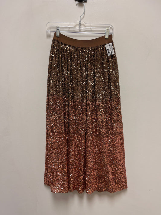 Skirt Midi By Lc Lauren Conrad In Brown, Size: 2