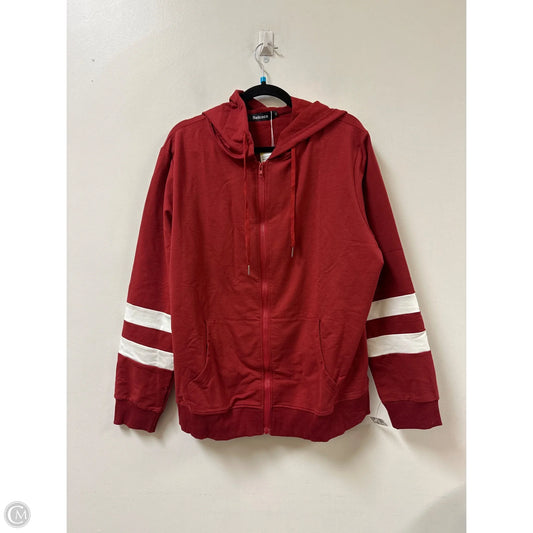 Sweatshirt Hoodie By Clothes Mentor In Red, Size: Xl